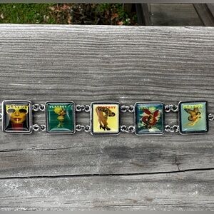 PLAYBOY 50th anniversary (2004) Retro Cover Art Bracelet